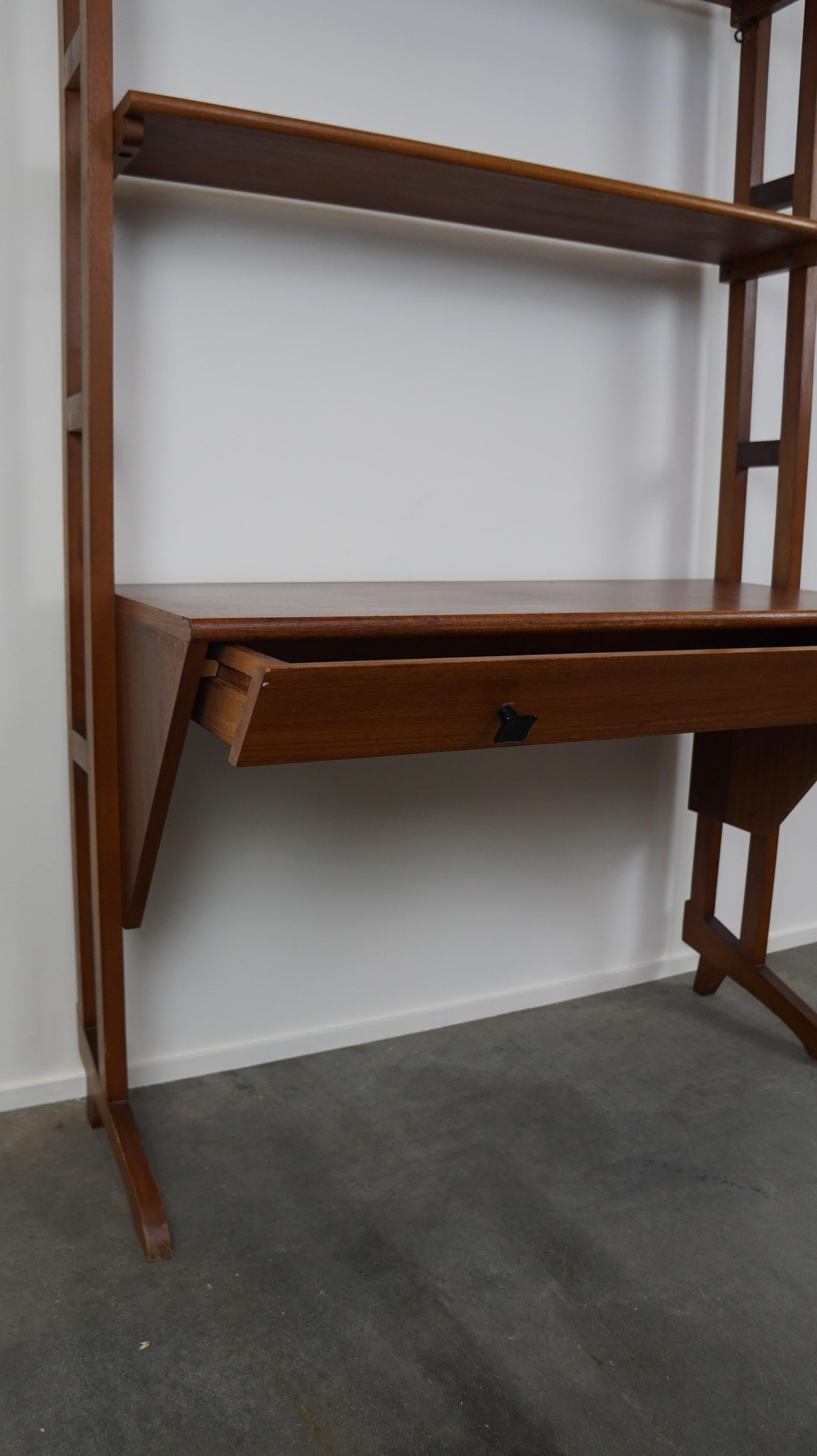 Vintage 1960s open shelf/bookcase/storage unit with 1 drawer, 3 shelves ...