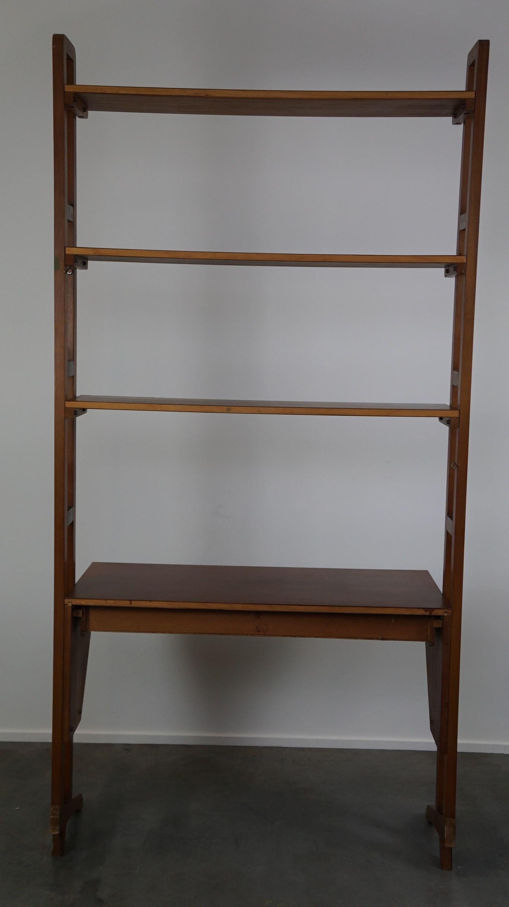 Vintage 1960s open shelf/bookcase/storage unit with 1 drawer, 3 shelves ...