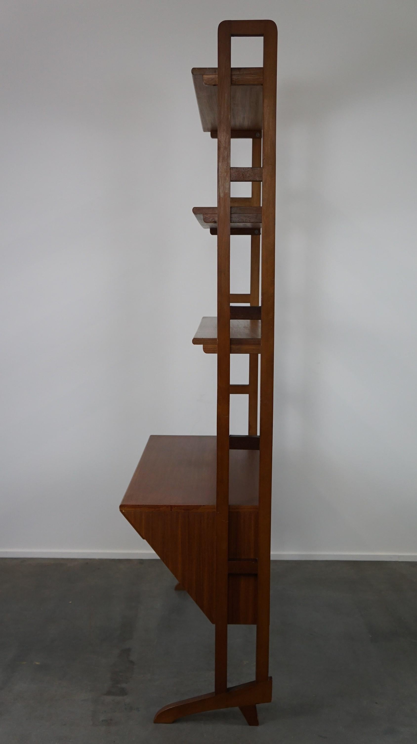 Vintage 1960s open shelf/bookcase/storage unit with 1 drawer, 3 shelves ...