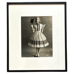 Retro 1960s Original Silver Gelatin Fashion Photograph