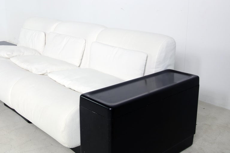 Vintage 1960s Otto Zapf Modular Sofa And Lounge Chair Table Living Room Set