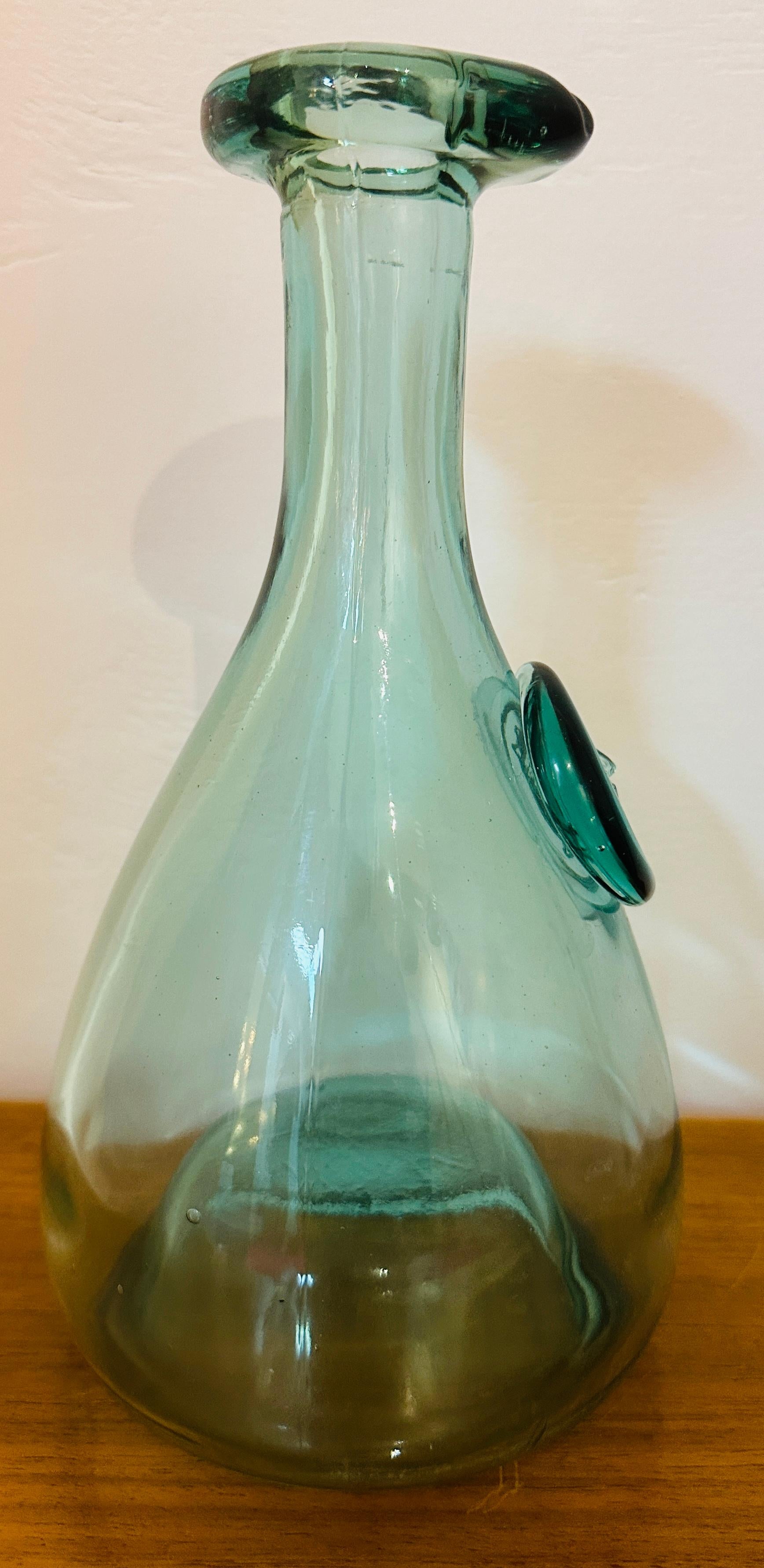 Vintage 1960s Pale Green Holmegaard Glasværk by Ole Winther 