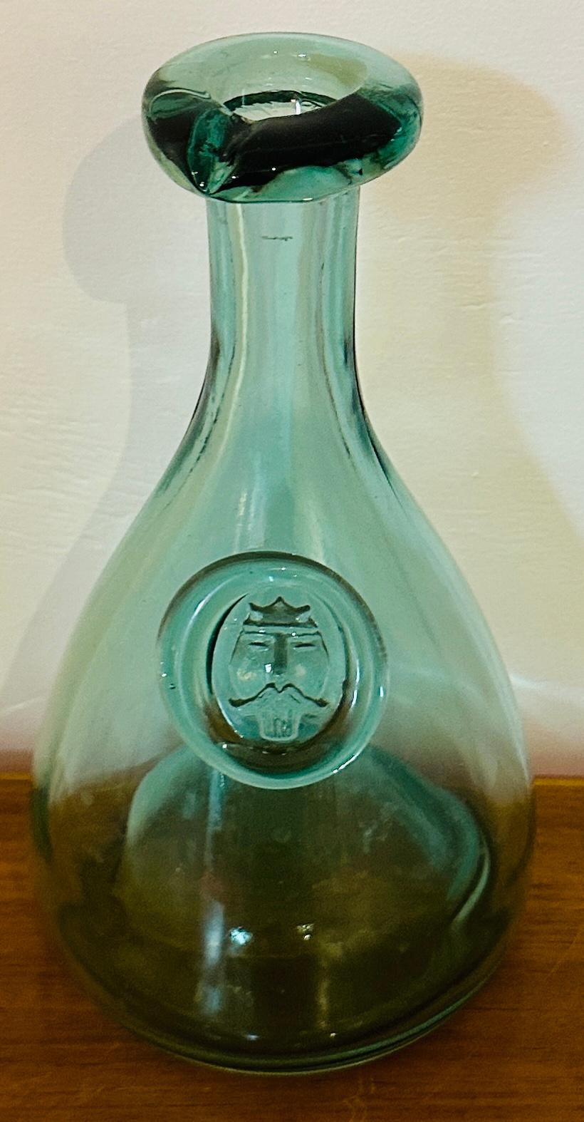 Vintage 1960s Pale Green Holmegaard Glasværk by Ole Winther 