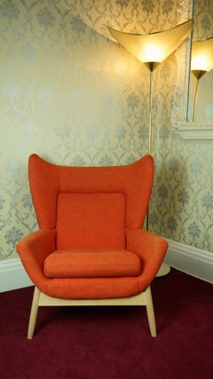 Vintage 1960s Parker Knoll Merrywood Wingback Armchair "Papa Bear"