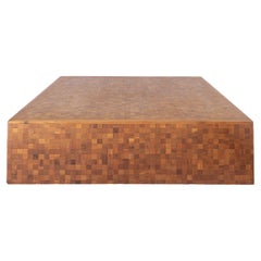 Vintage 1960's Parquet Coffee Table