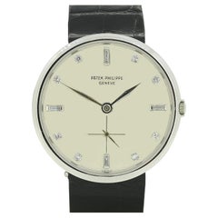 Used 1960s Patek Philippe Gents Diamond Manual Wristwatch Ref 2591/1