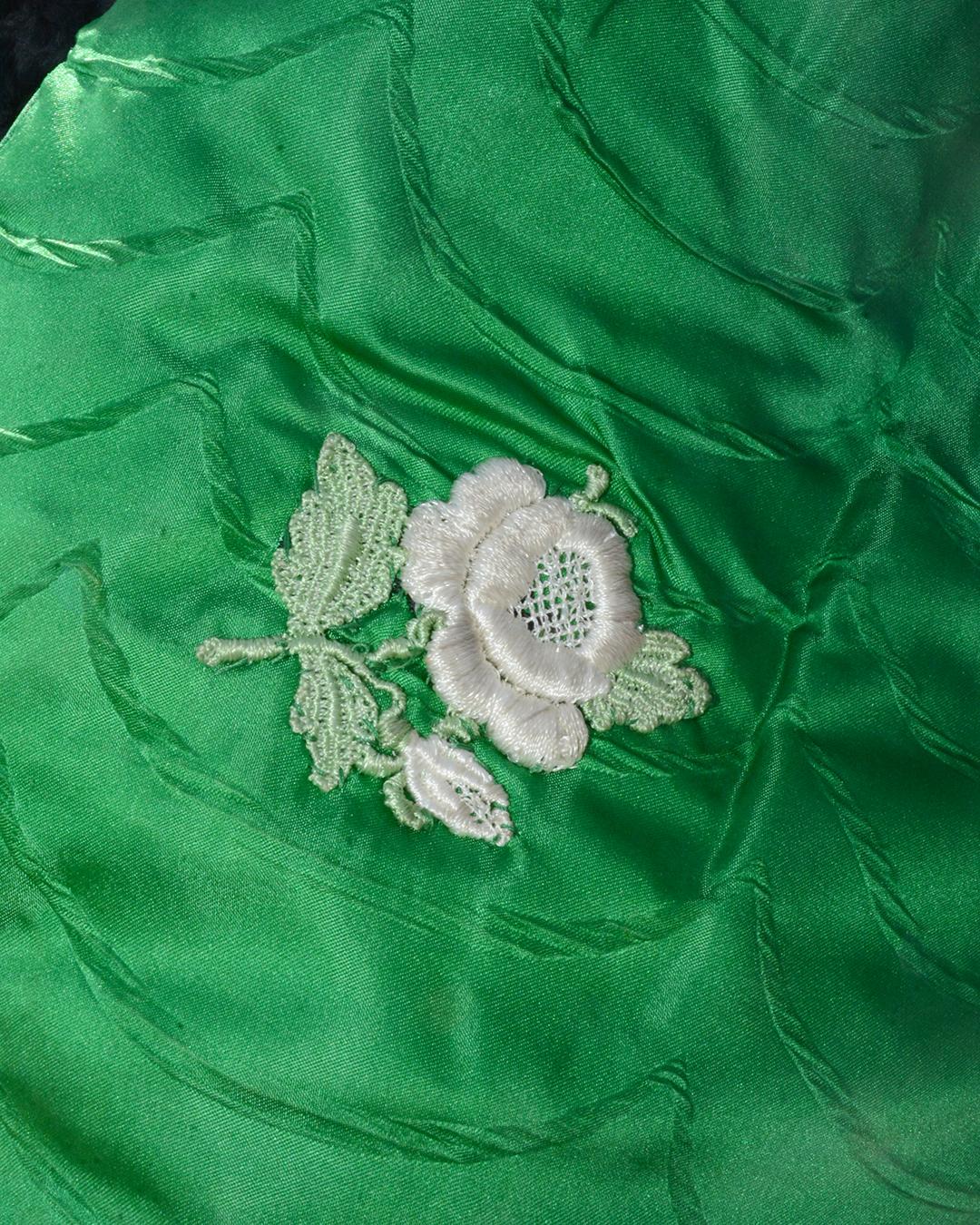 Vintage 1960s Persian Lamb Cropped Coat with Mink Collar For Sale 5