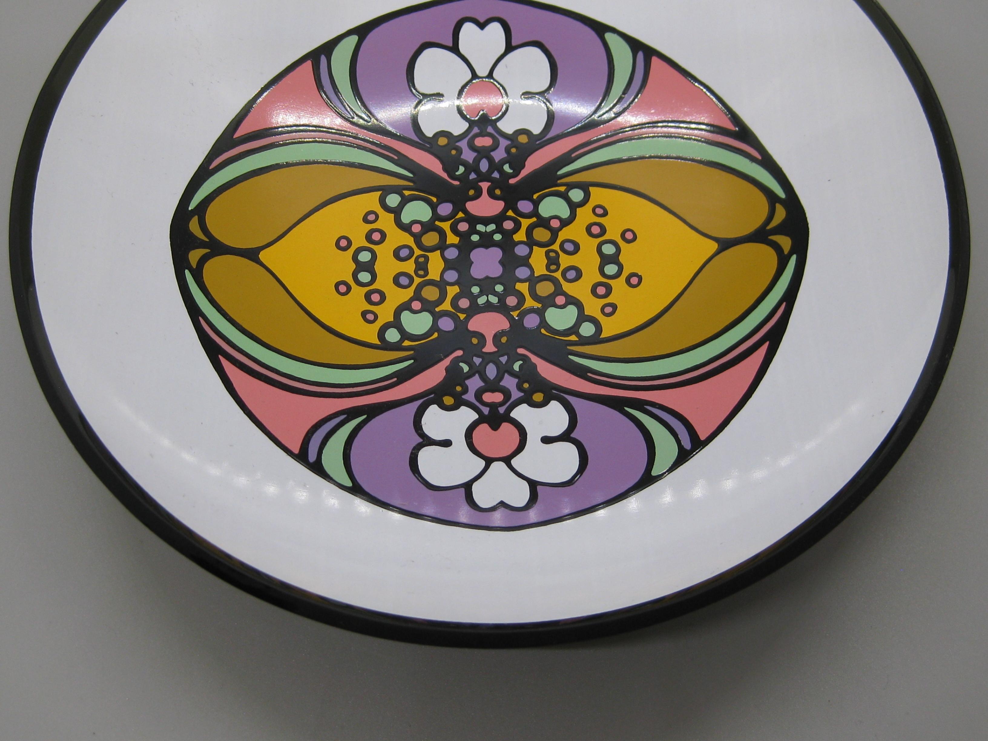 20ième siècle Bol Pop Art psychédélique Peter Max des années 1960 en vente
