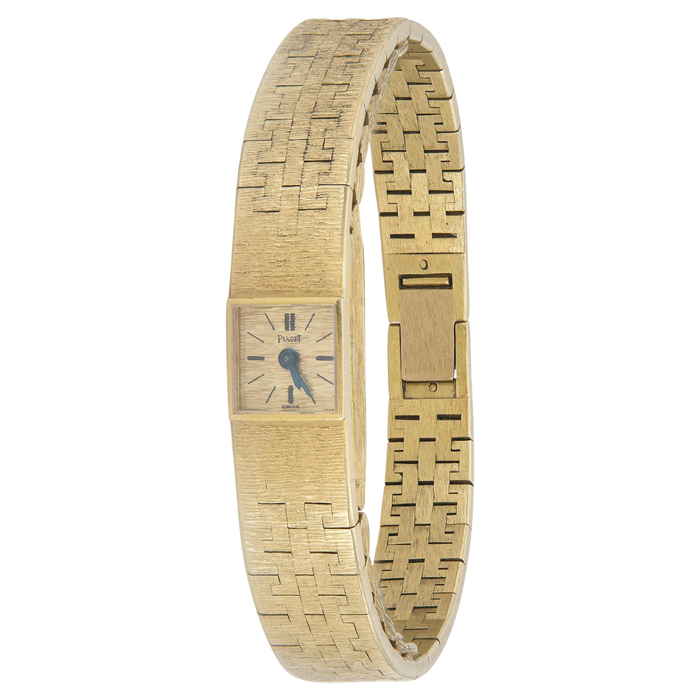Vintage 1960s Piaget Gold Watch im Angebot