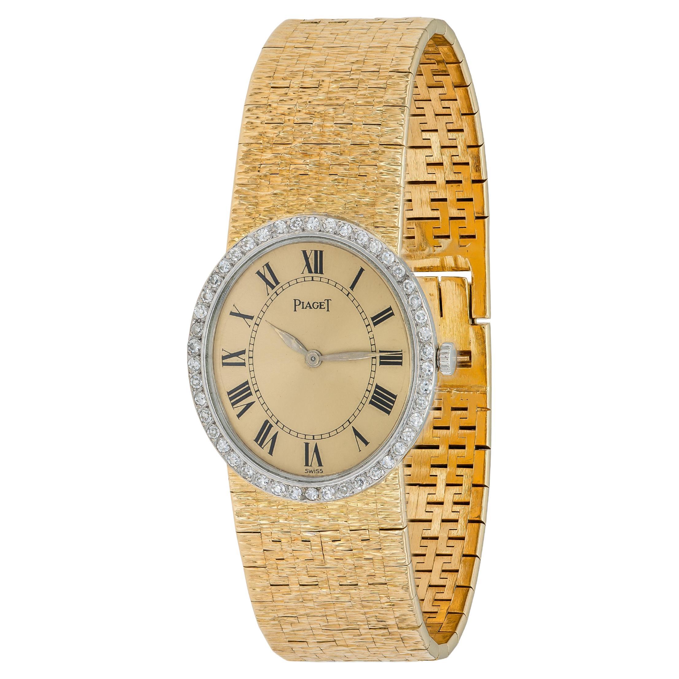 Piaget Montre vintage des années 1960 avec diamants