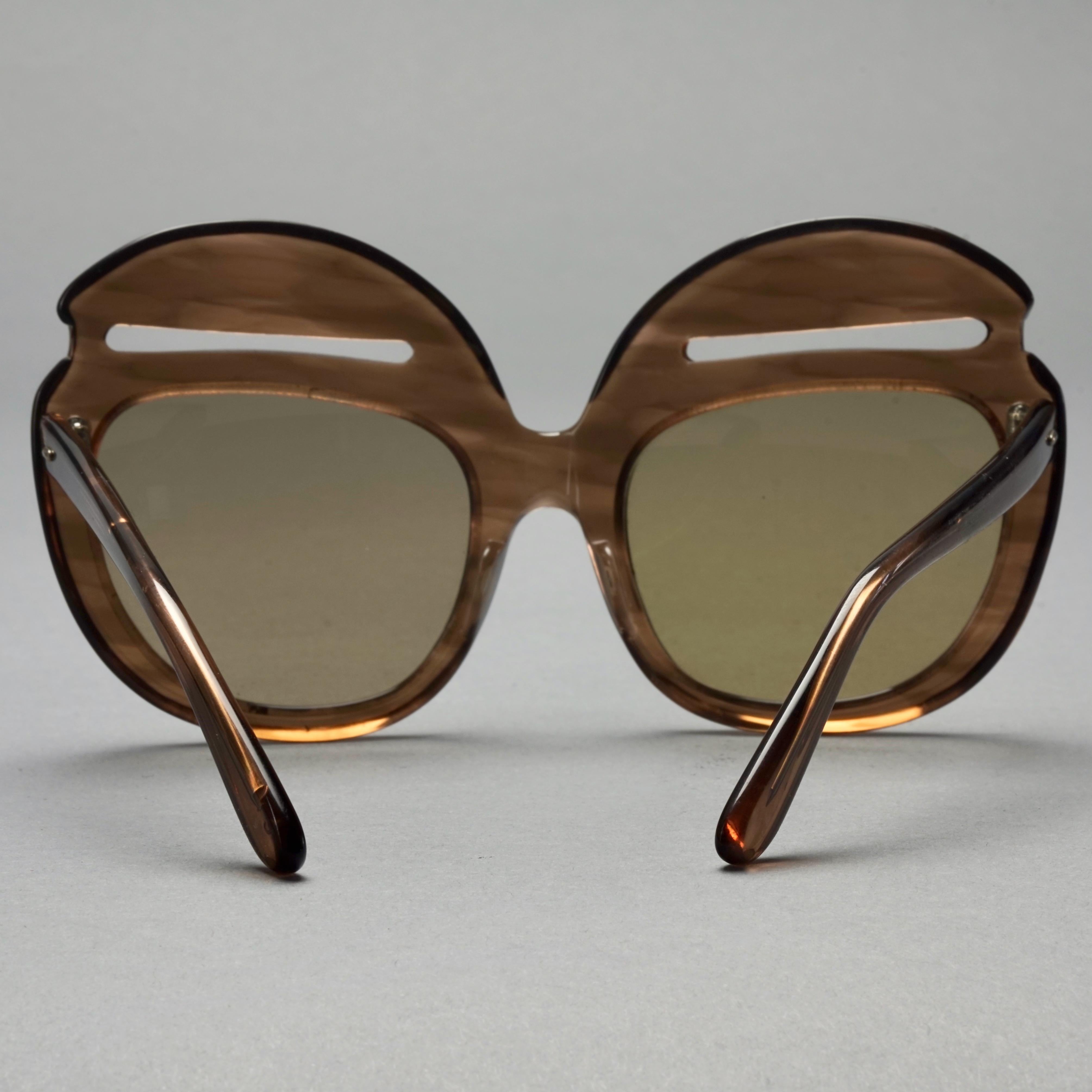 Women's Vintage 1960s PIERRE CARDIN Iconic Oversized Eyebrow Sunglasses