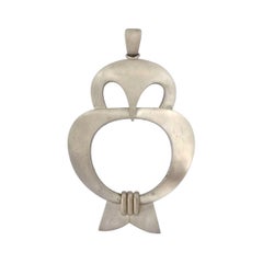 Vintage 1960s PIERRE CARDIN Massive Owl Futuristic Modernist Space Age Necklace