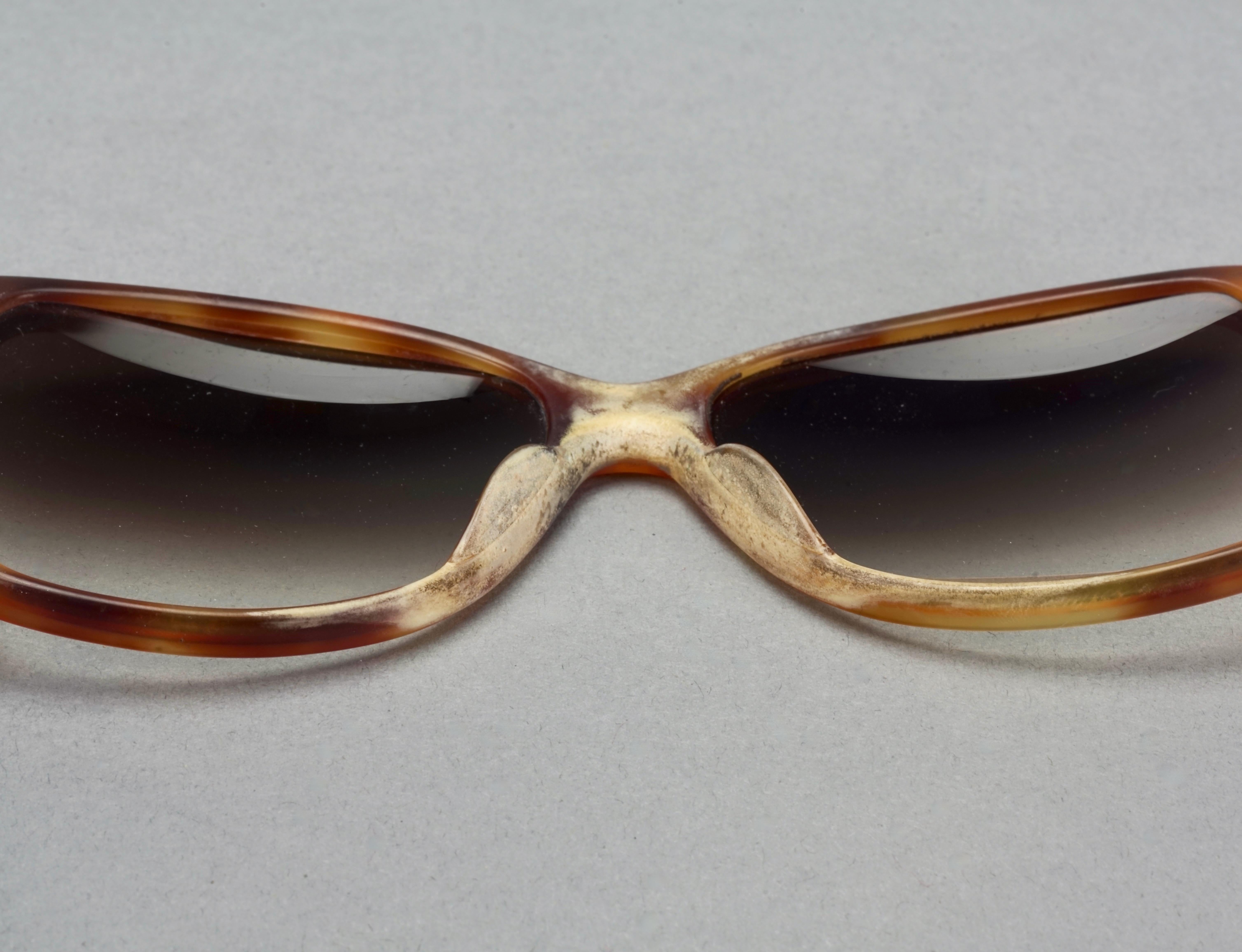 Vintage 1960s PIERRE CARDIN Tortoise Mother of Pearl Sunglasses For Sale 6