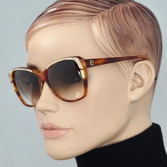 Vintage 1960s PIERRE CARDIN Tortoise Mother of Pearl Sunglasses