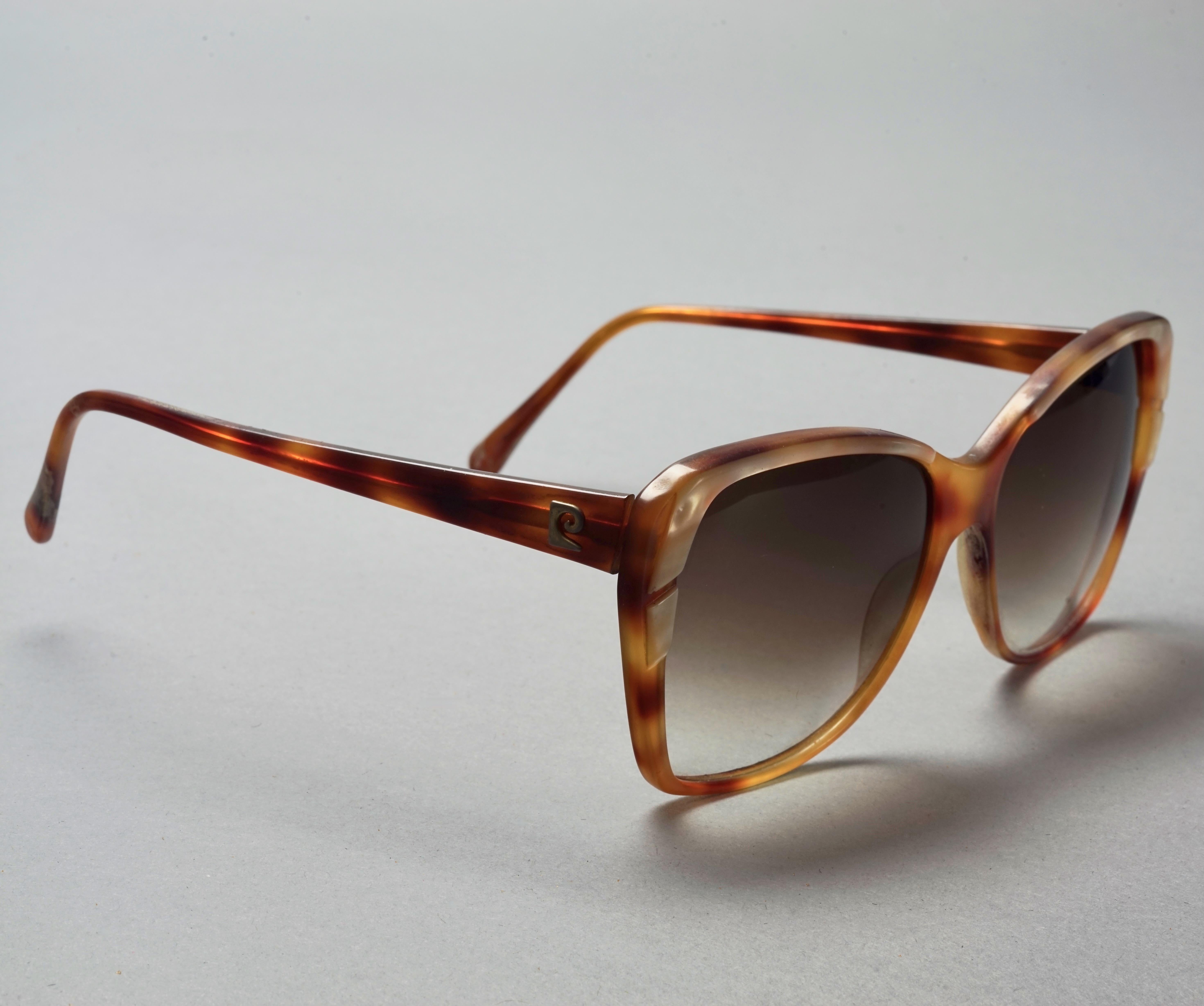 Women's Vintage 1960s PIERRE CARDIN Tortoise Mother of Pearl Sunglasses For Sale