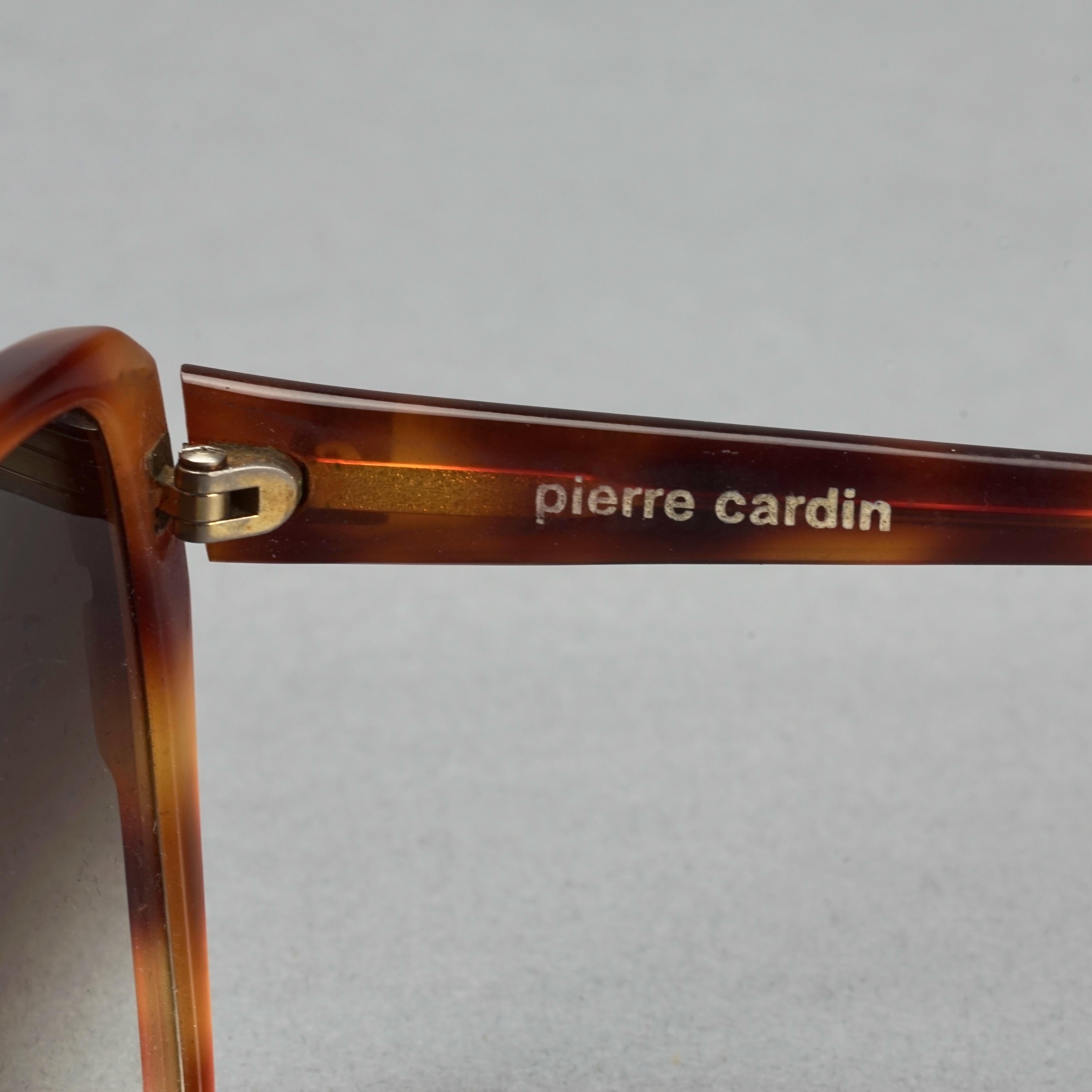 Vintage 1960s PIERRE CARDIN Tortoise Mother of Pearl Sunglasses For Sale 3