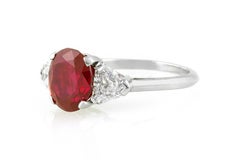 Raymond Yard, bague vintage des années 1960 avec rubis de 4,63 carats