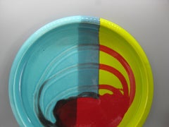 Vintage 1960's Raymor Alvino Bagni Scultura astratta da parete in ceramica Italia