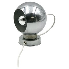 Lampe boule chromée Reggiani vintage des années 1960 - MCM Design Italian Lighting