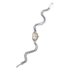 Vintage 1960s Rolex 18 Karat Gold Double Rope and Knot Motif Bracelet Watch