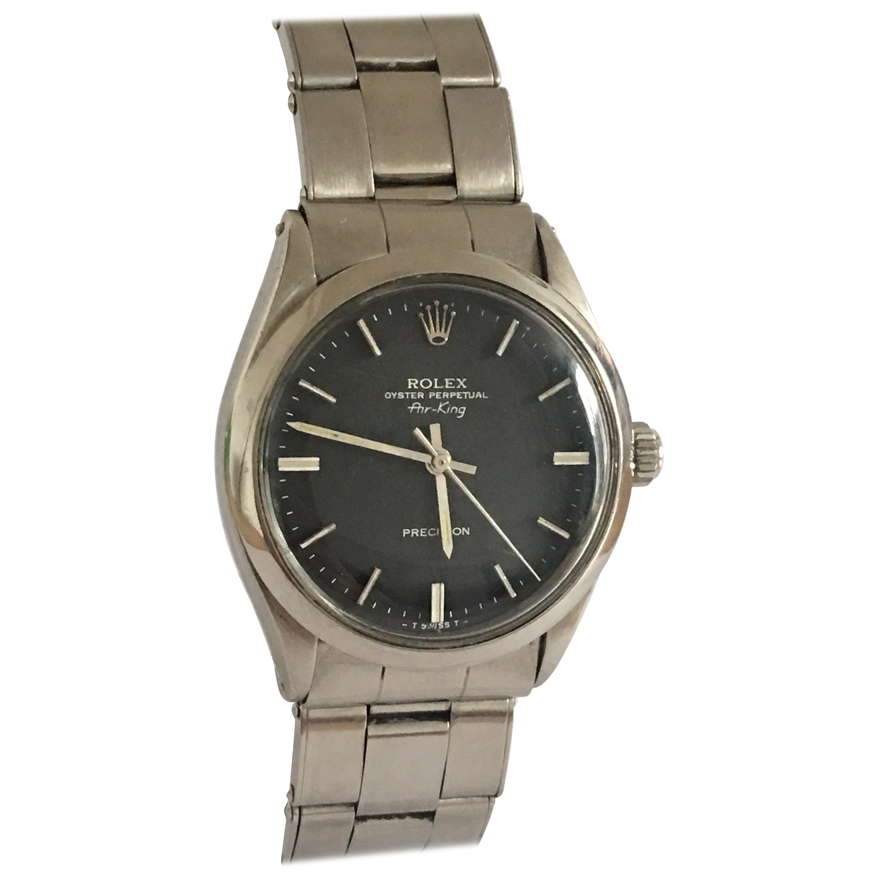 Vintage 1960s Rolex Oyster Perpetual Air-King Precision, 1520 For Sale