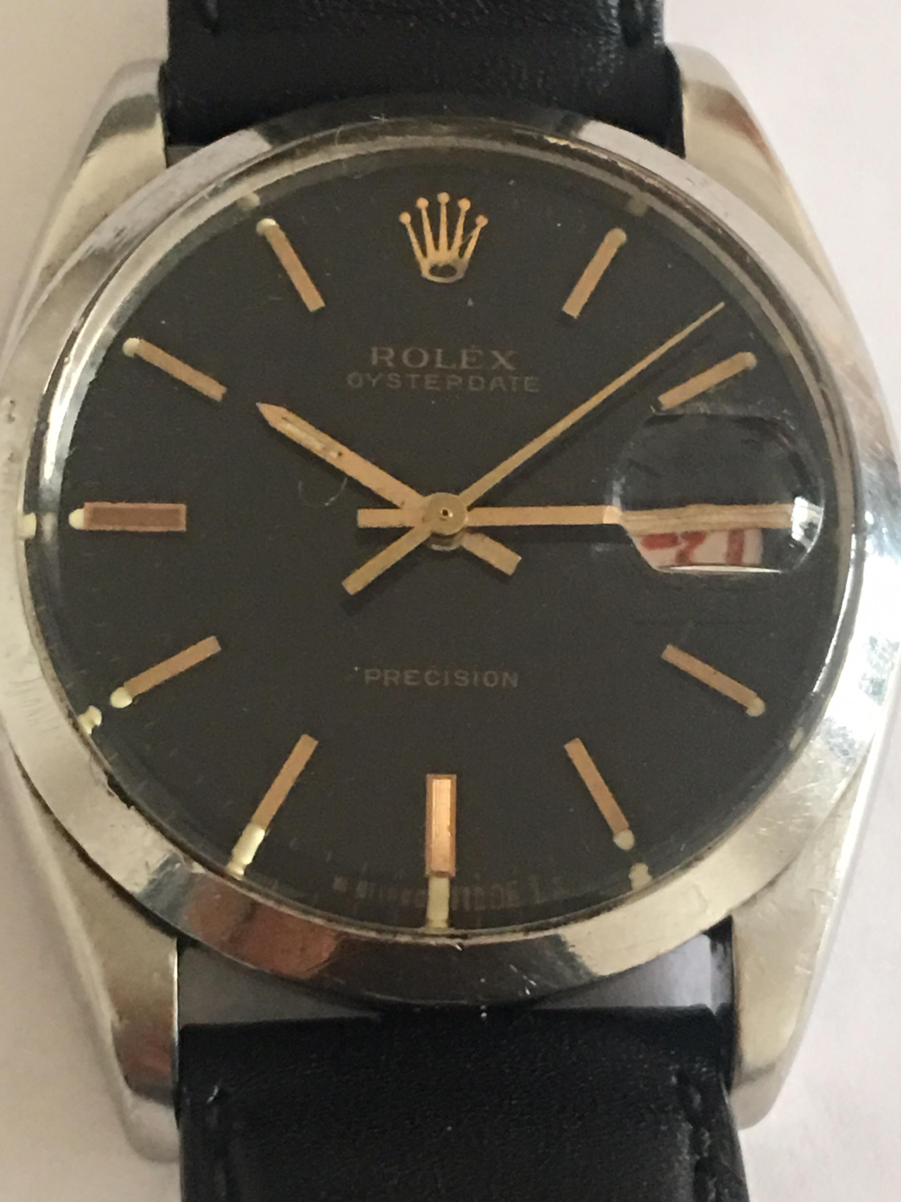 Vintage 1960s Rolex Oyster Date Precision 46561 13