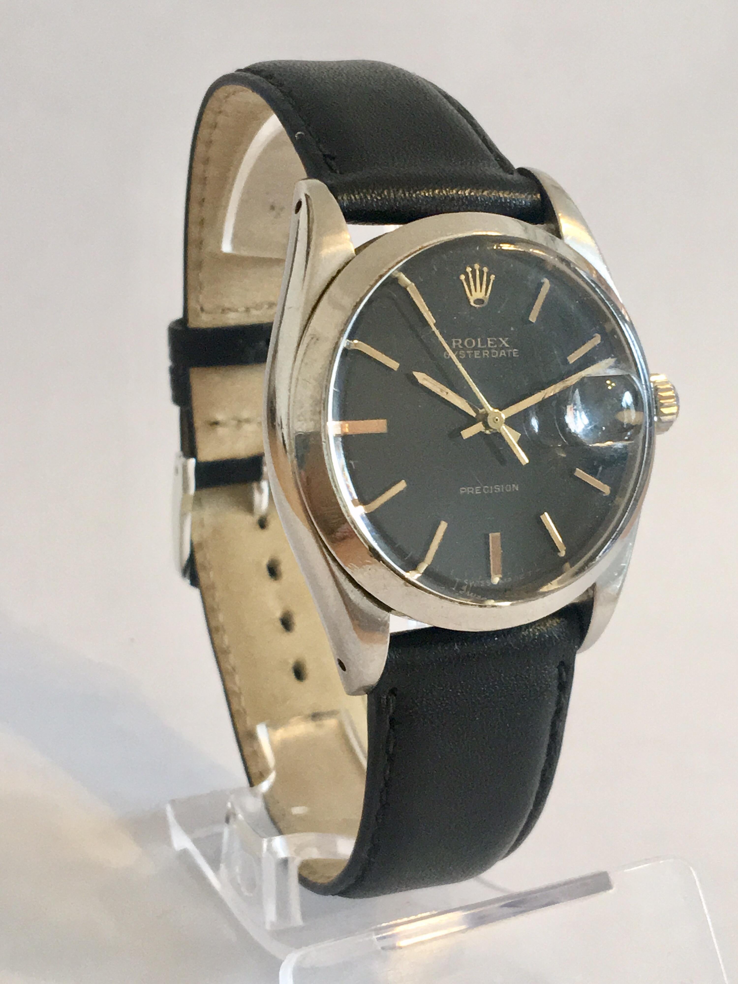 Vintage 1960s Rolex Oyster Date Precision 46561 14