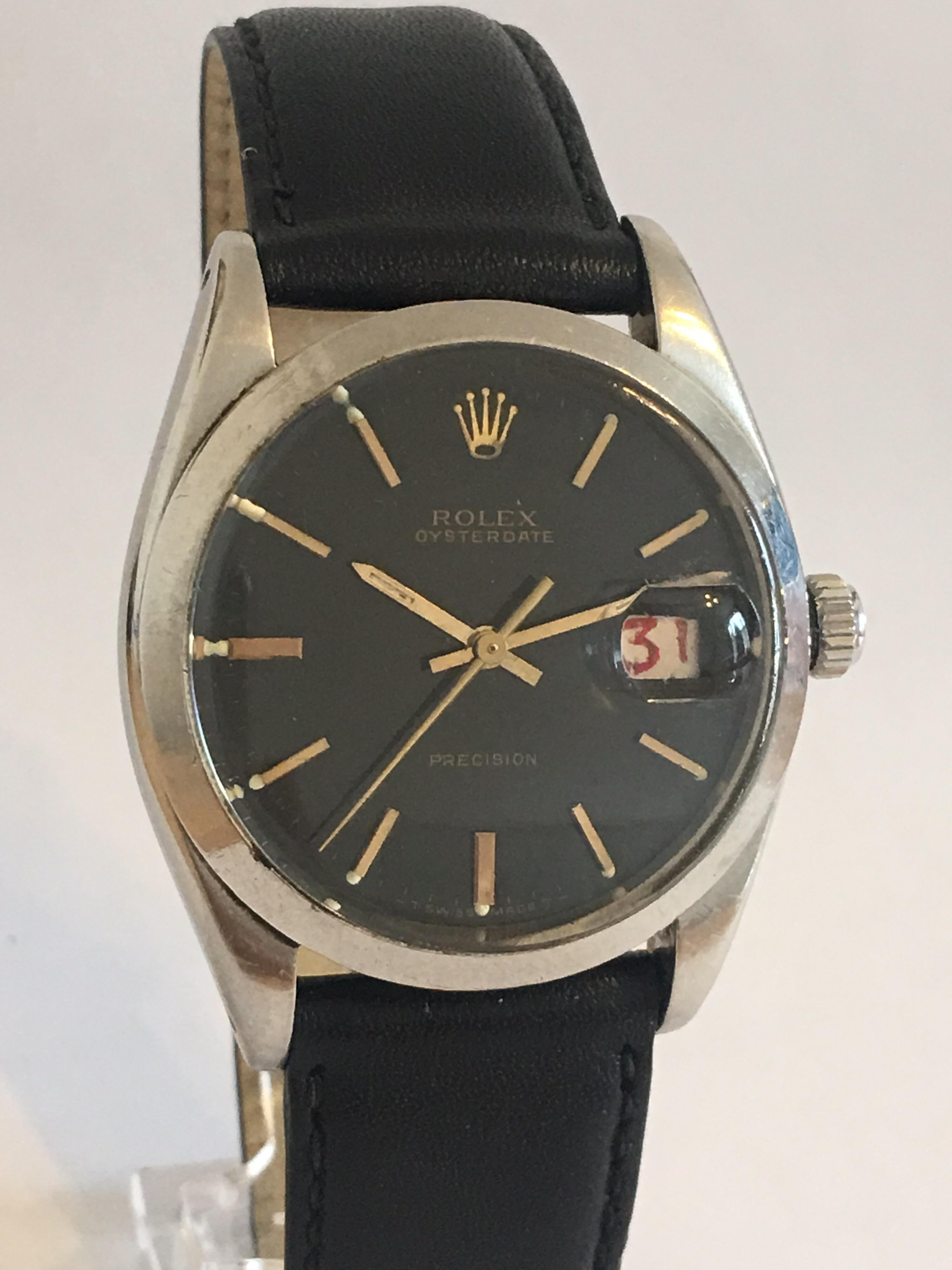 Vintage 1960s Rolex Oyster Date Precision 46561 2