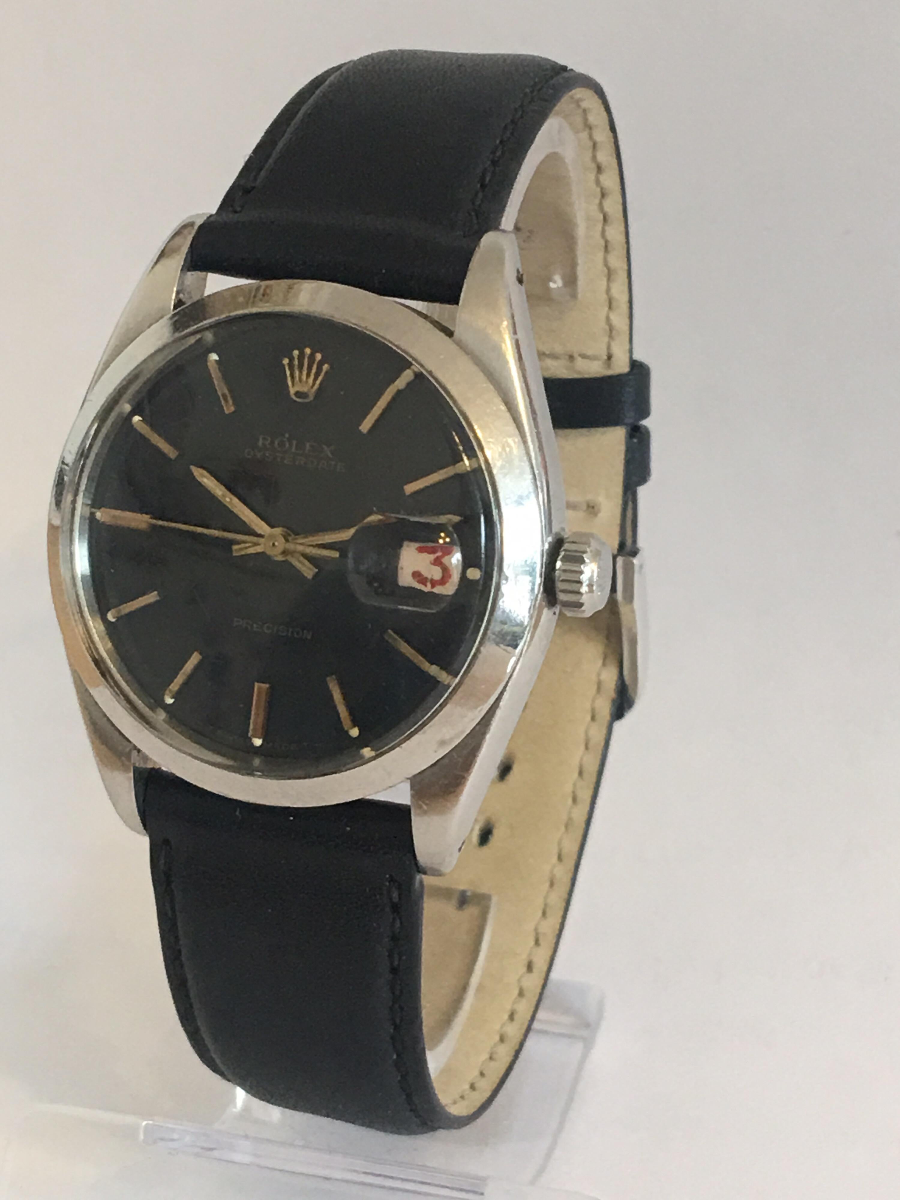 Vintage 1960s Rolex Oyster Date Precision 46561 3