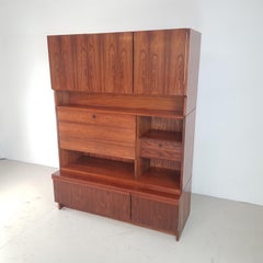 Vintage 1960s Rosewood Wall Unit by Robert Heritage for Archie Shine