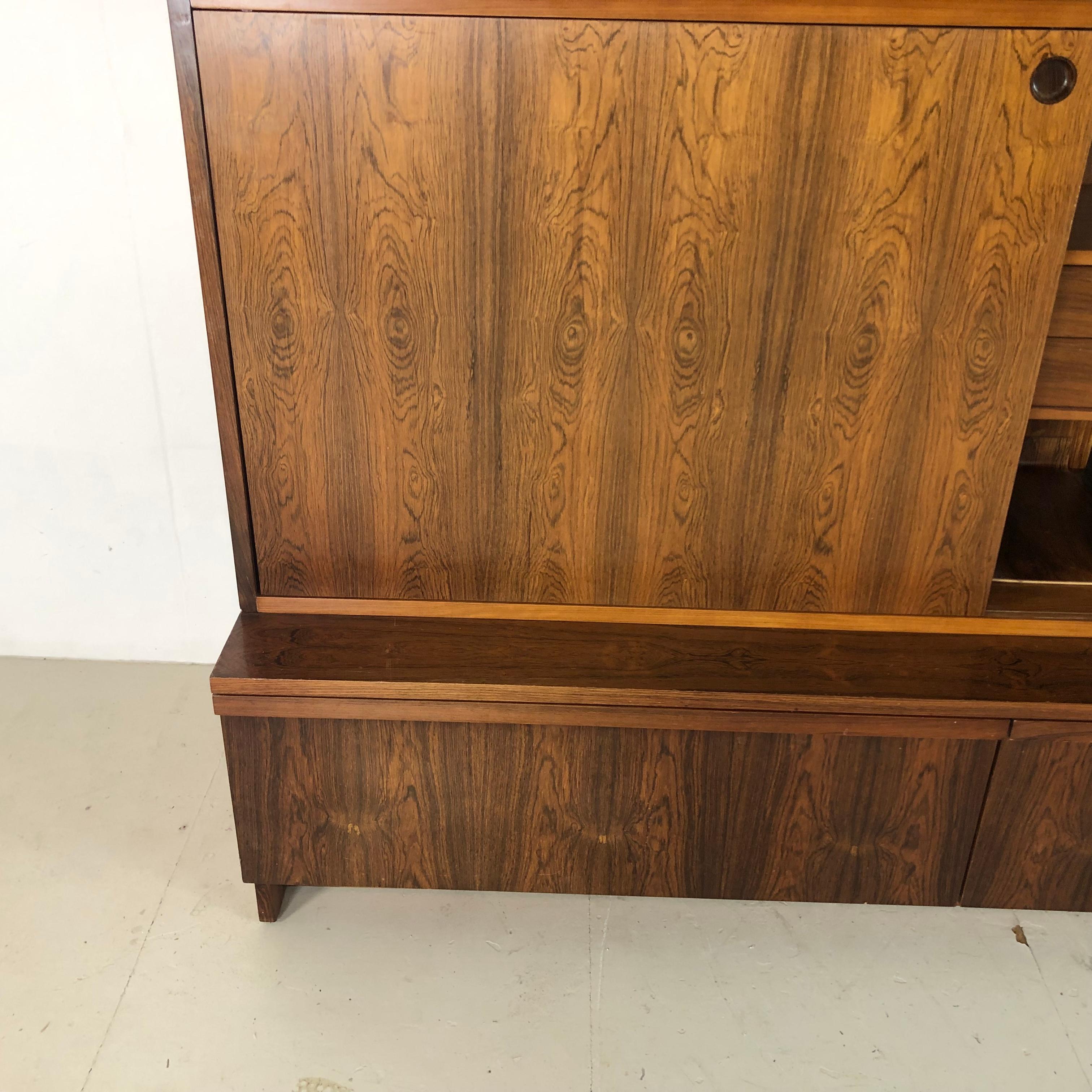 Vintage 1960s Rosewood Wall Unit by Robert Heritage for Archie Shine For Sale 2