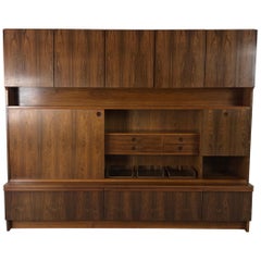 Vintage 1960s Rosewood Wall Unit by Robert Heritage for Archie Shine