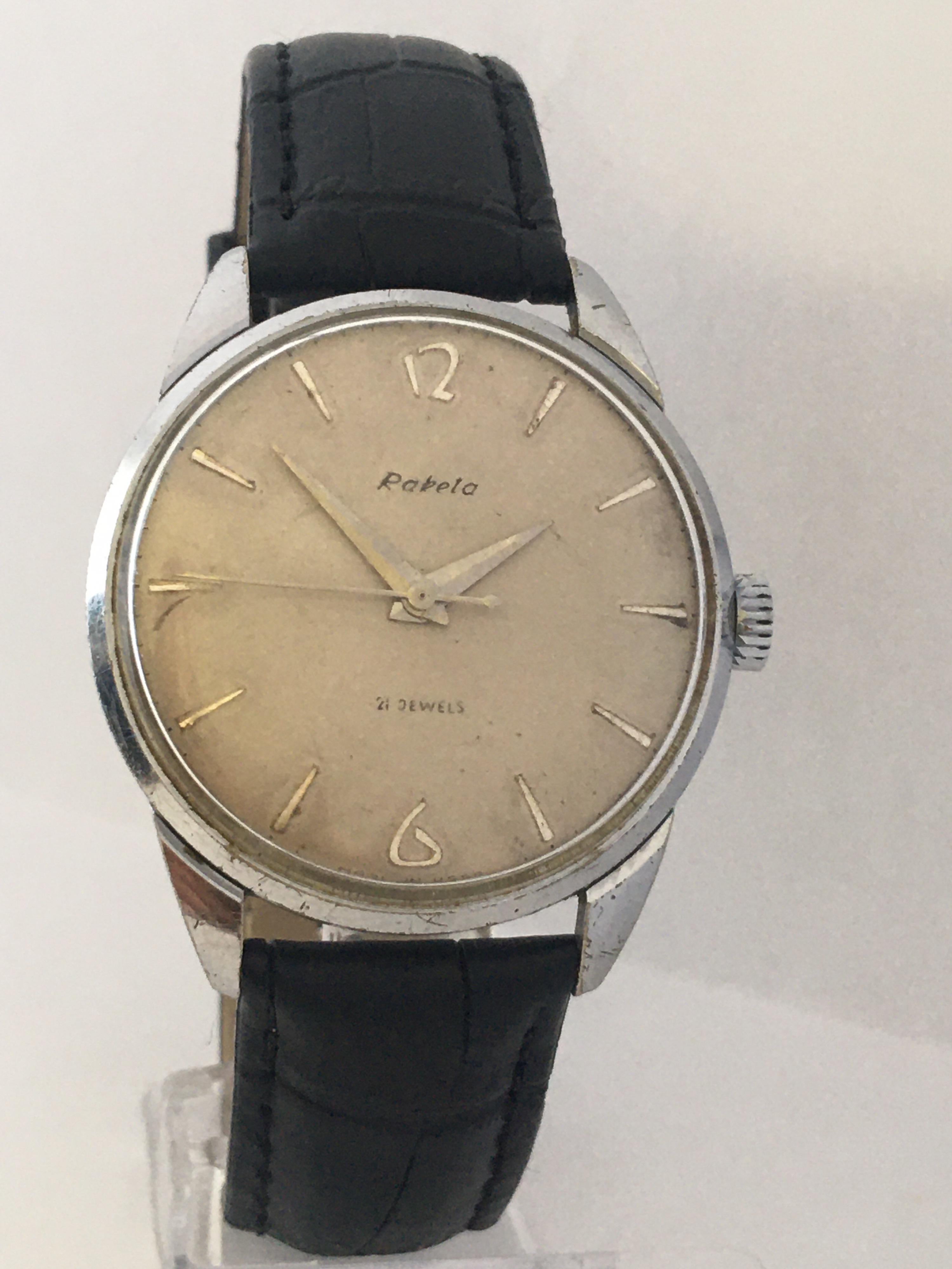 Vintage 1960s Russian Mechanical Watch For Sale 7