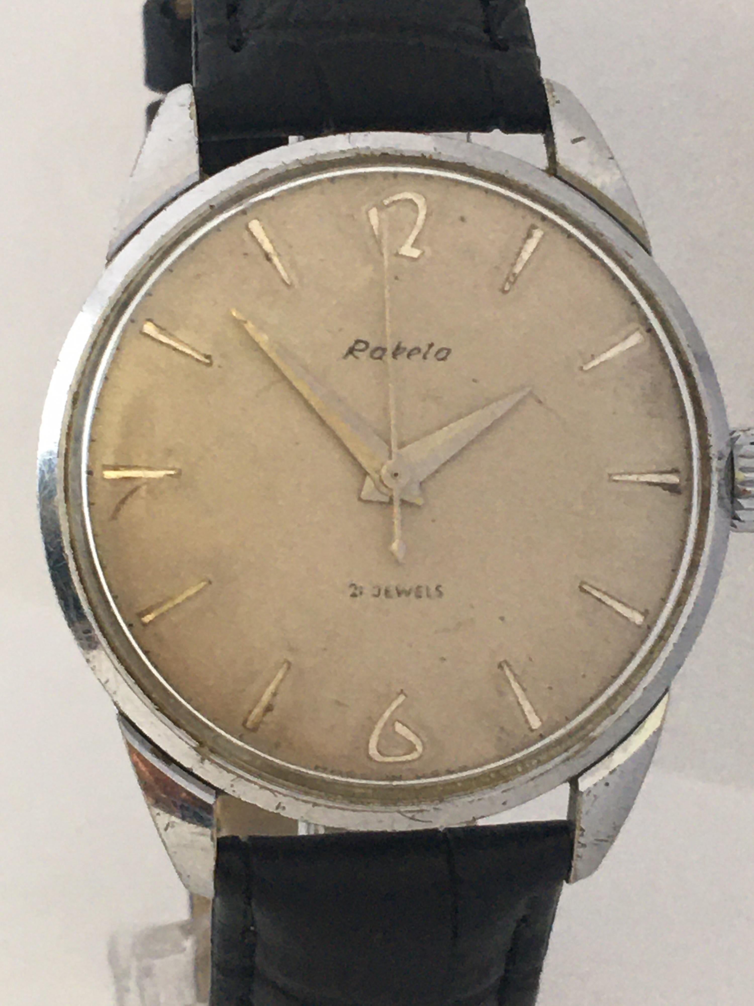 Vintage 1960s Russian Mechanical Watch In Good Condition For Sale In Carlisle, GB