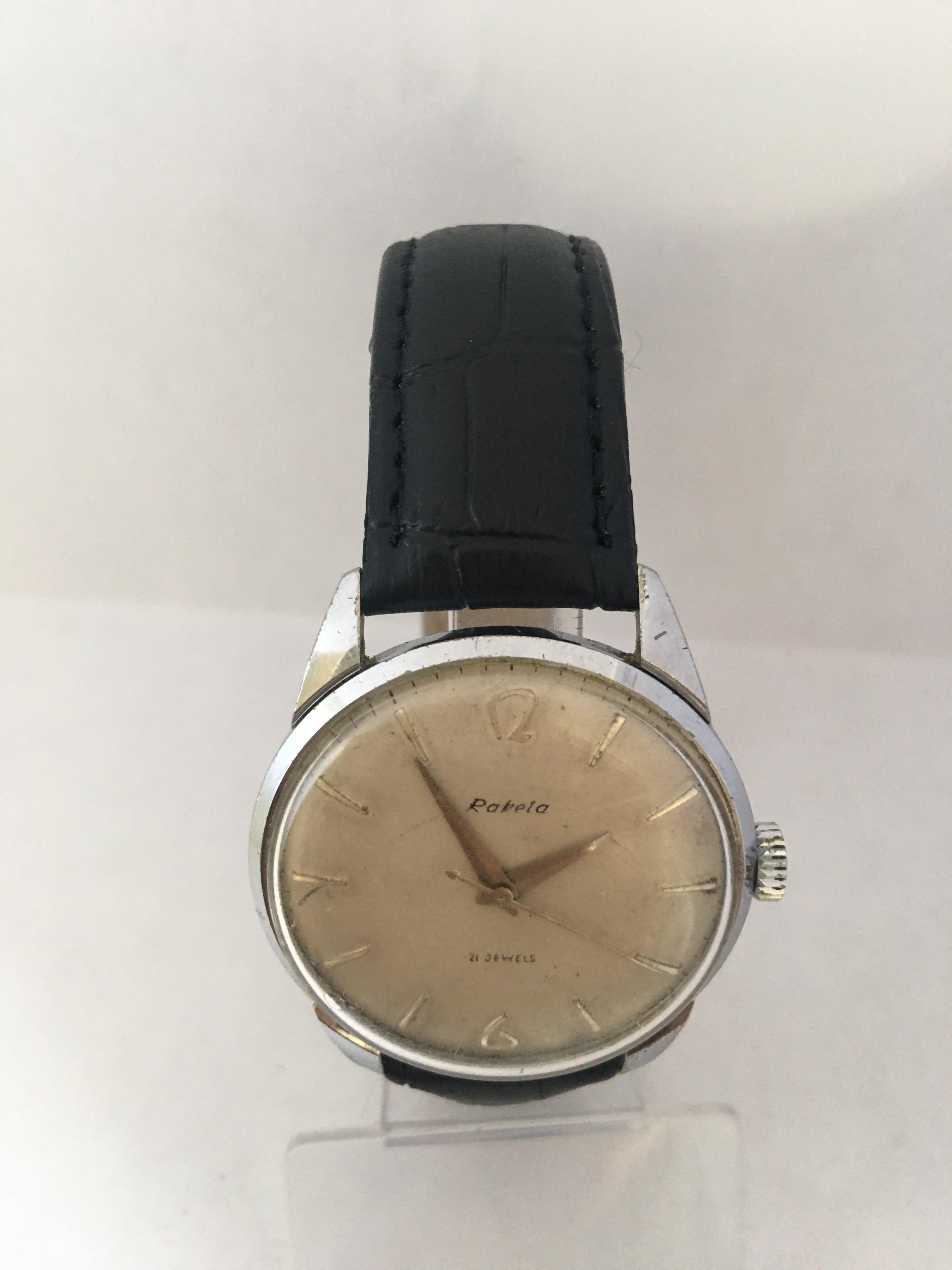 Women's or Men's Vintage 1960s Russian Mechanical Watch For Sale