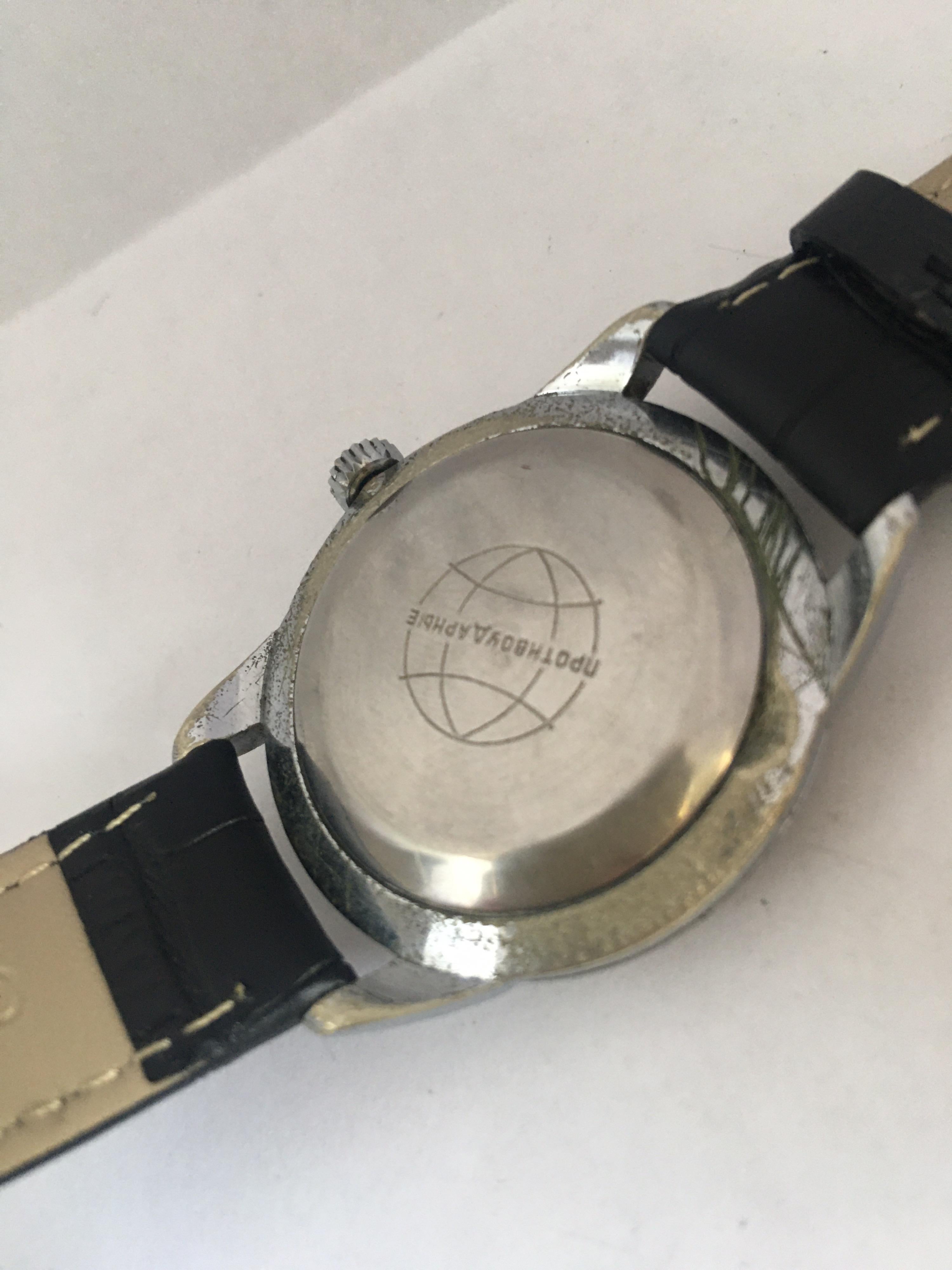 Vintage 1960s Russian Mechanical Watch For Sale 2