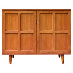 Vintage 1960s Scandinavian Countryside Teak Cabinet Credenza