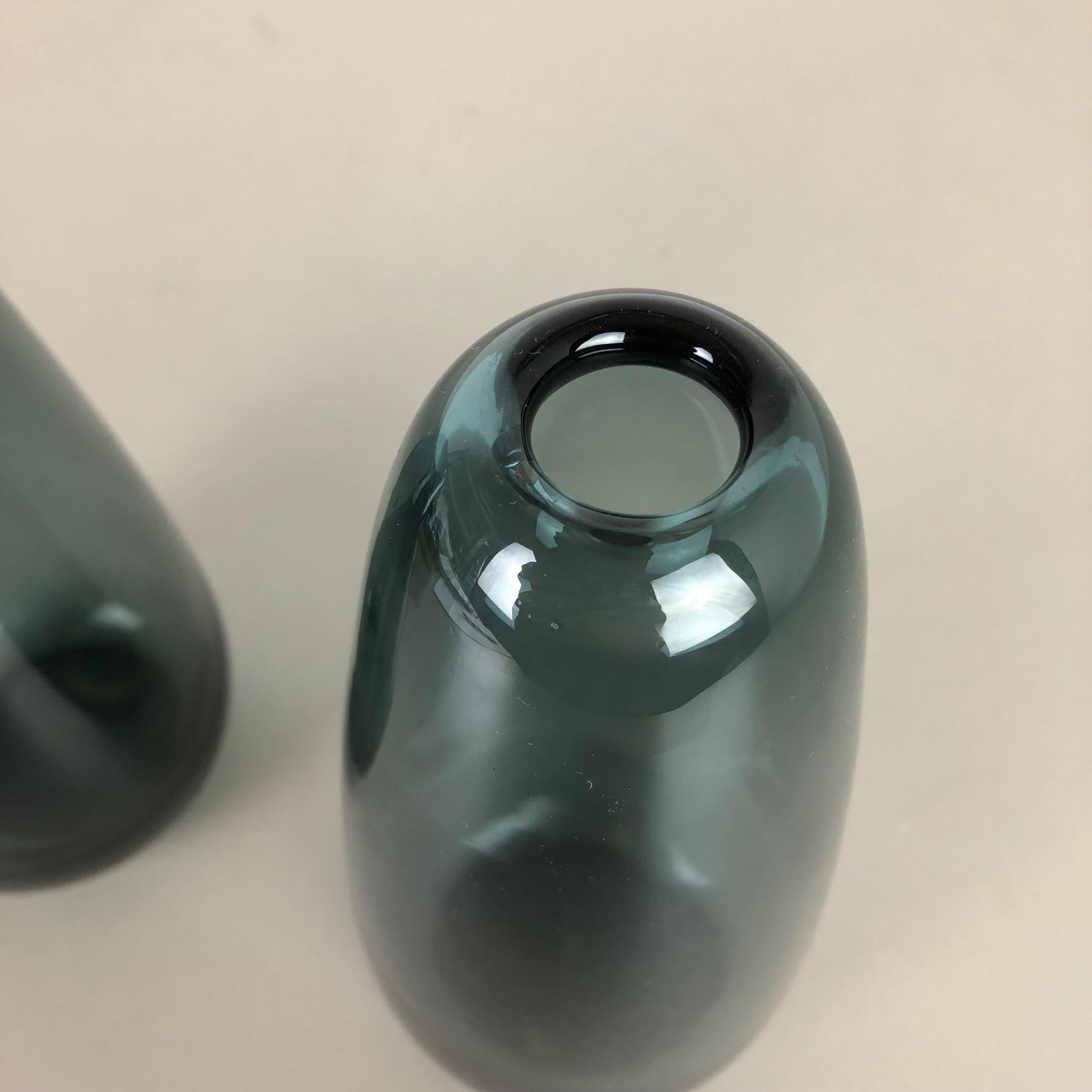 Vintage 1960s Set of 2 Turmalin Vases by Wilhelm Wagenfeld for WMF, Germany 8
