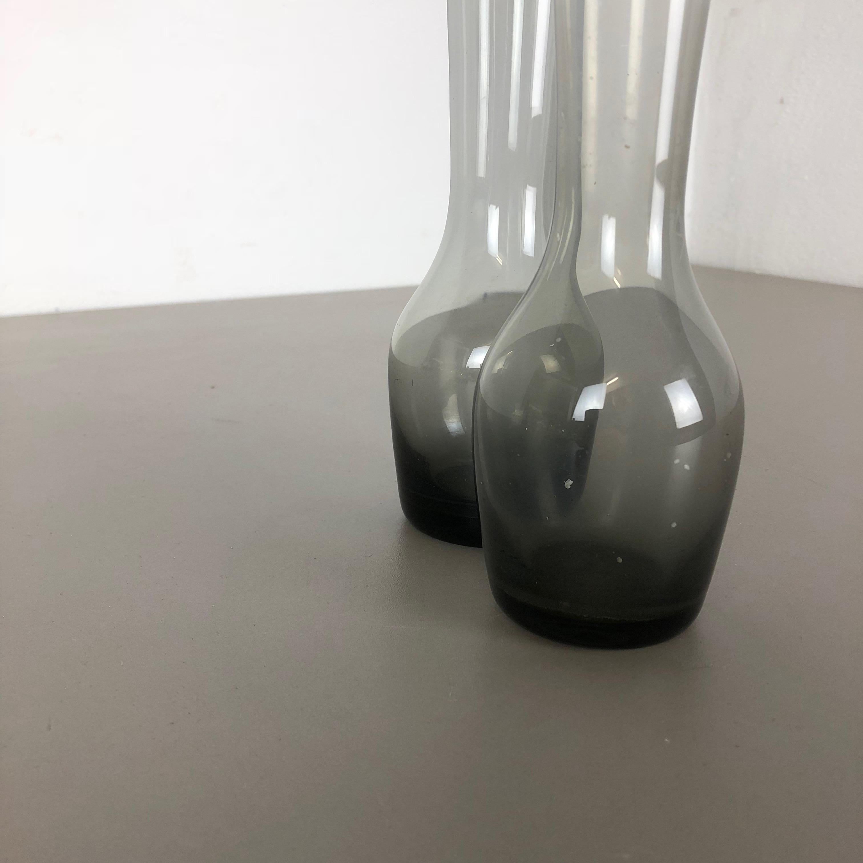 Vintage 1960s Set of 2 Turmalin Vases by Wilhelm Wagenfeld for WMF, Germany For Sale 8