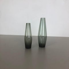 Vintage 1960s Set of 2 Turmaline Vases by Wilhelm Wagenfeld for WMF, Germany