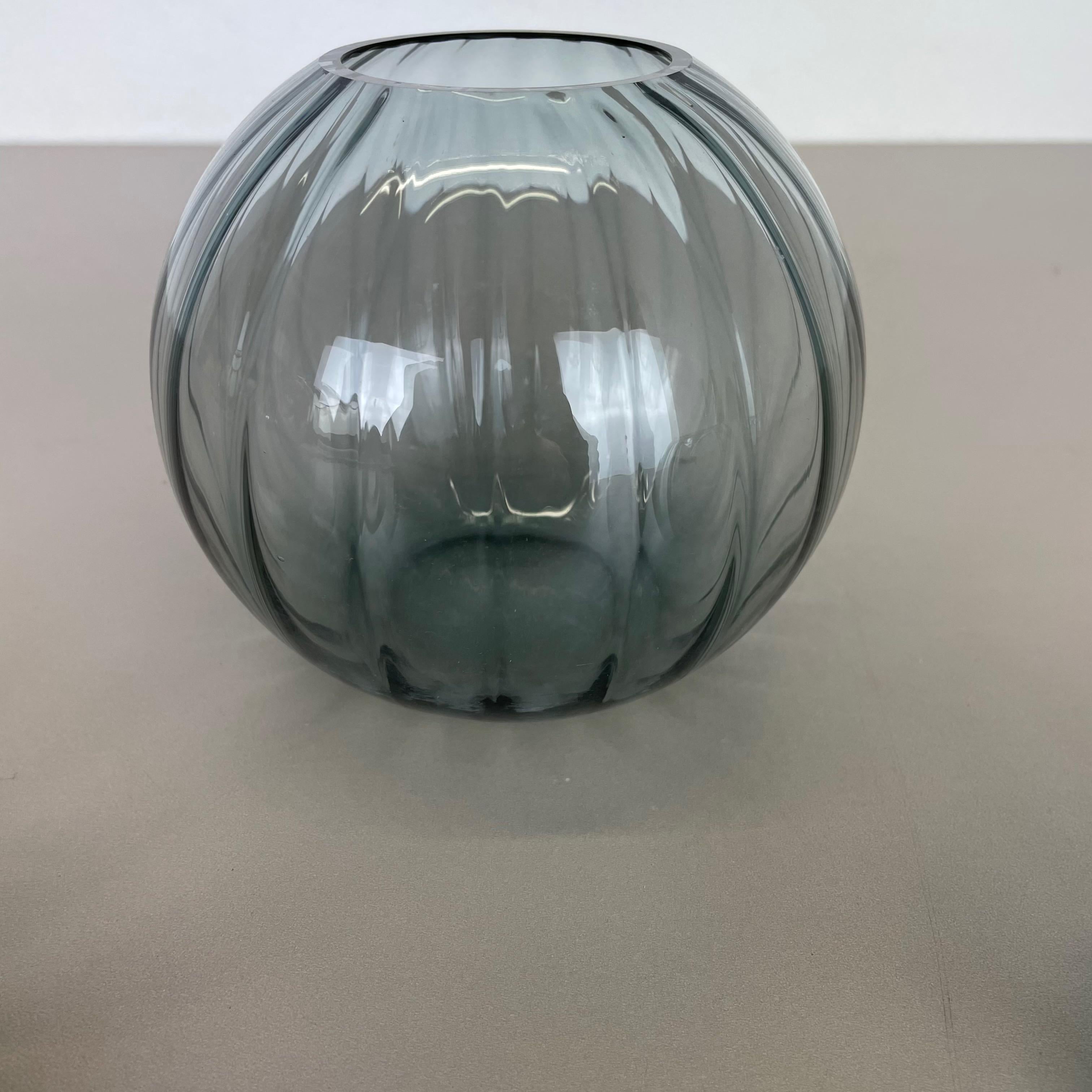 Ensemble de 3 vases à boules en turmaline vintage des années 1960 par Wilhelm Wagenfeld pour WMF Allemagne en vente 4