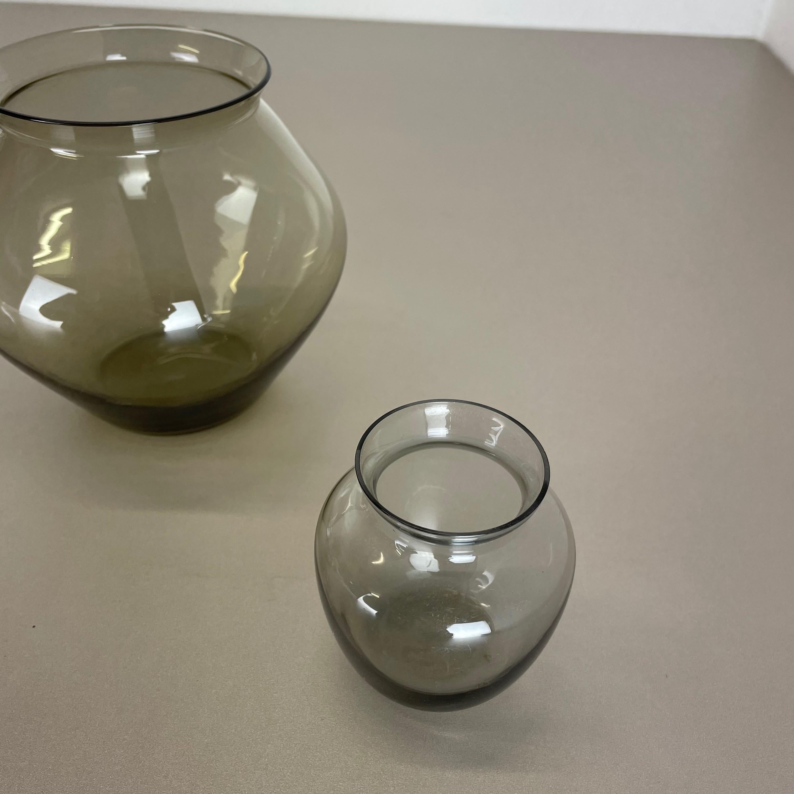 Ensemble de trois vases en turmalin vintage des années 1960 par Wilhelm Wagenfeld pour WMF, Allemagne en vente 5