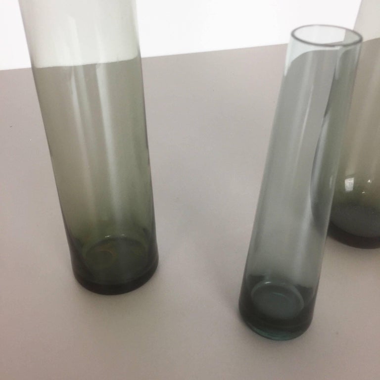 Vintage 1960s Set of Three Turmalin Vases by Wilhelm Wagenfeld for WMF,  Germany For Sale at 1stDibs