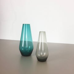 Vintage 1960s Set of Two Turmalin Vases by Wilhelm Wagenfeld for WMF, Germany