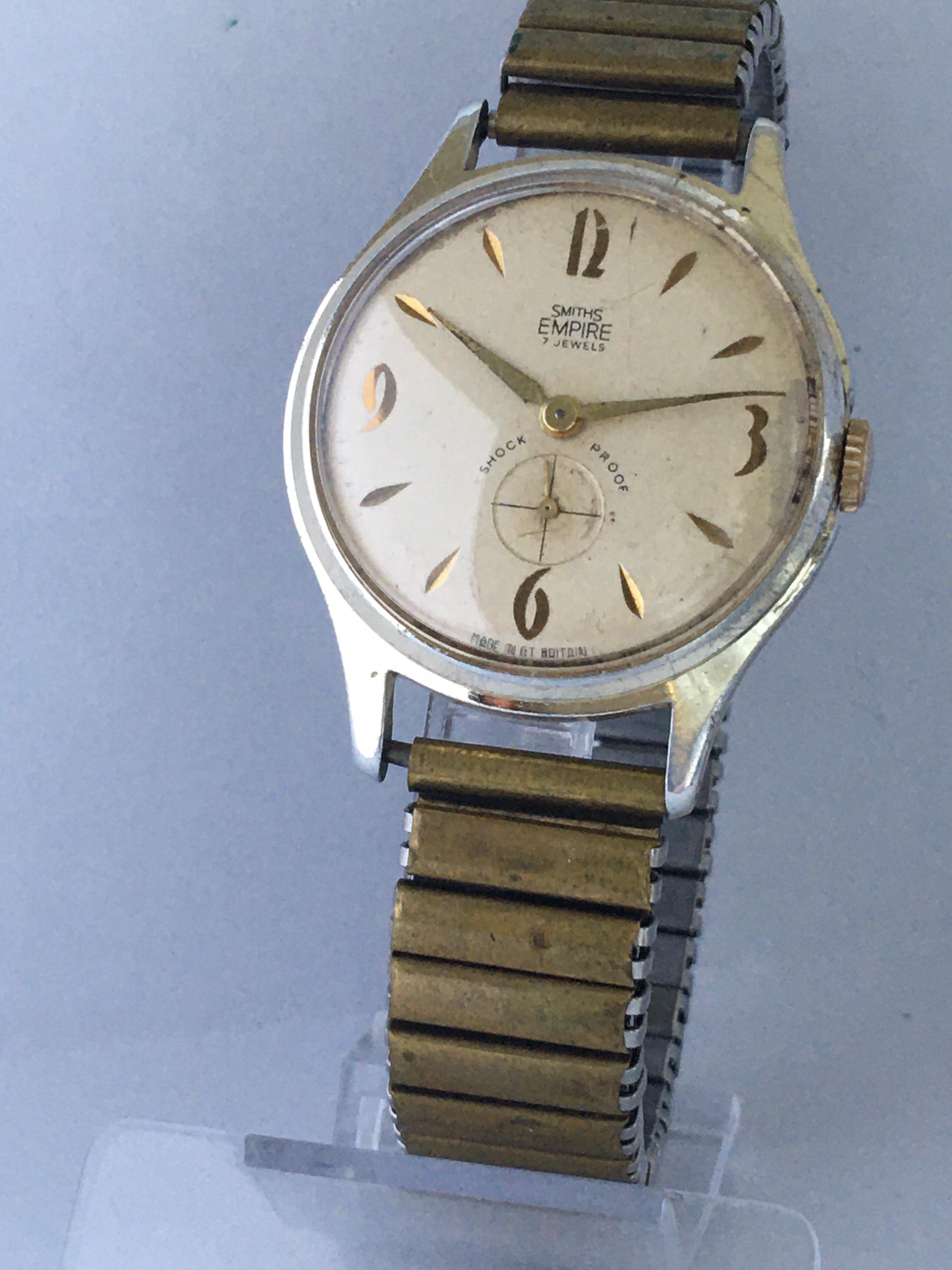Vintage 1960s Smiths Empire Manual Winding Watch For Sale 5