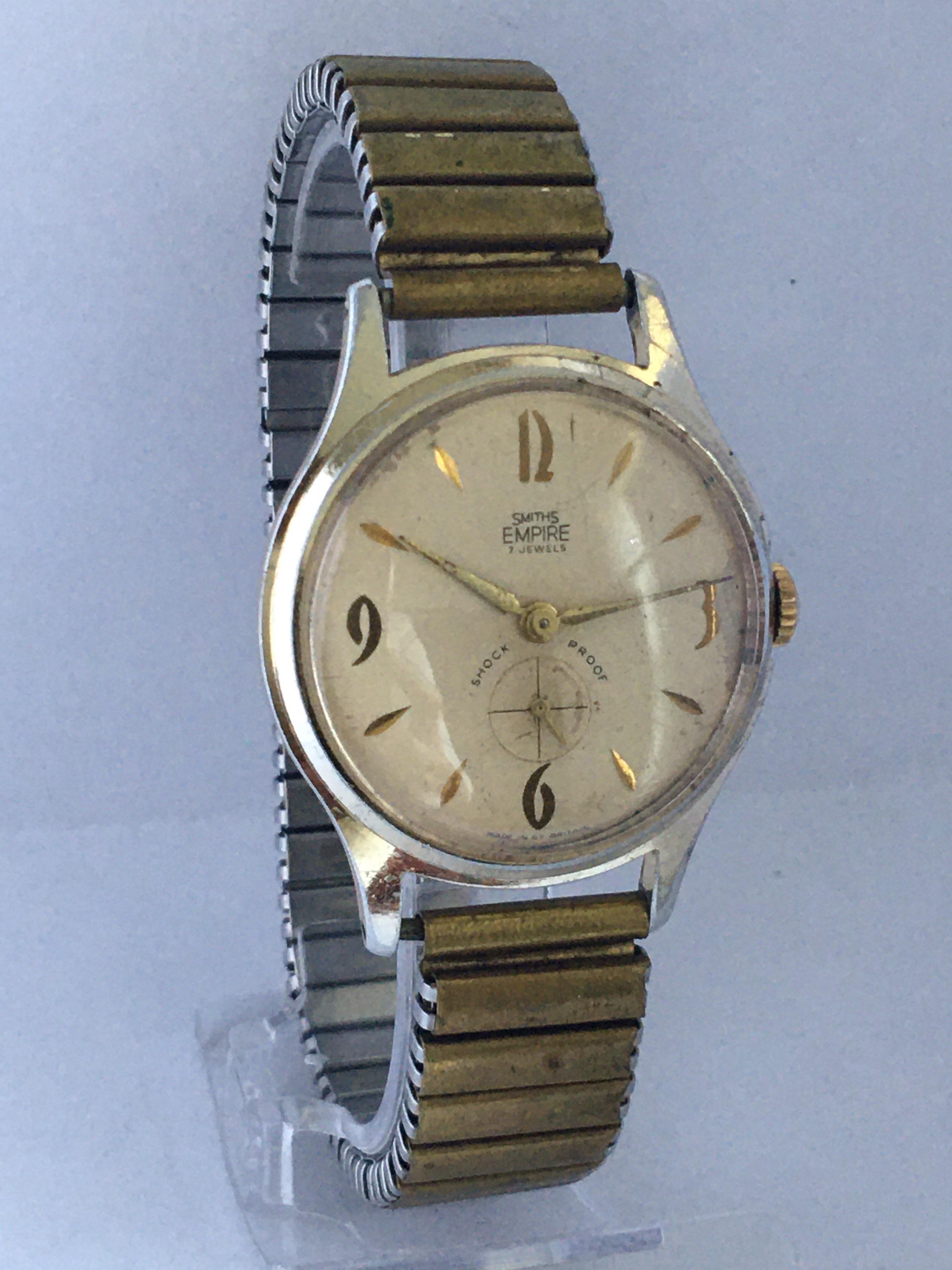 Vintage 1960s Smiths Empire Manual Winding Watch For Sale 6