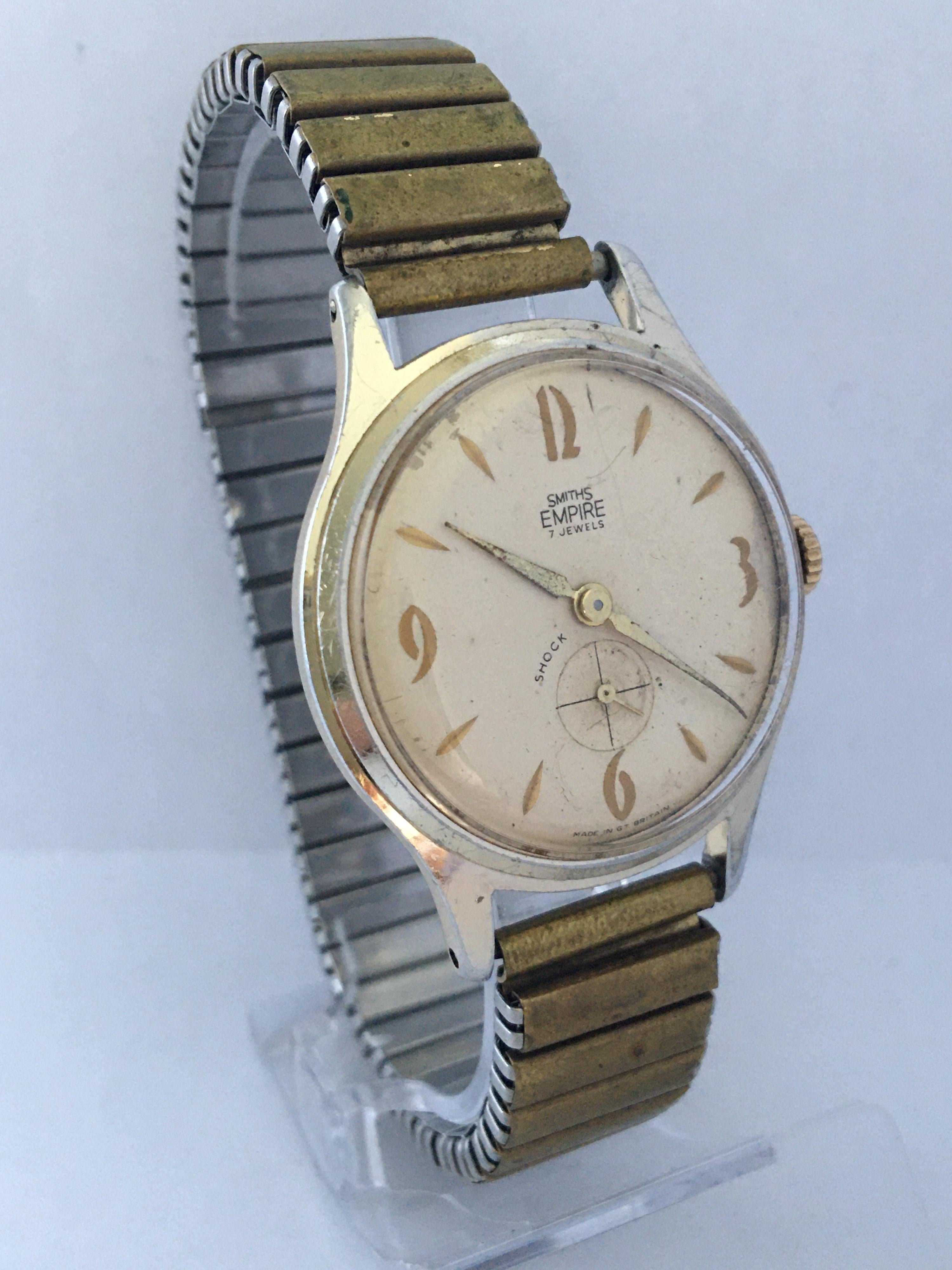 Vintage 1960s Smiths Empire Manual Winding Watch For Sale 7