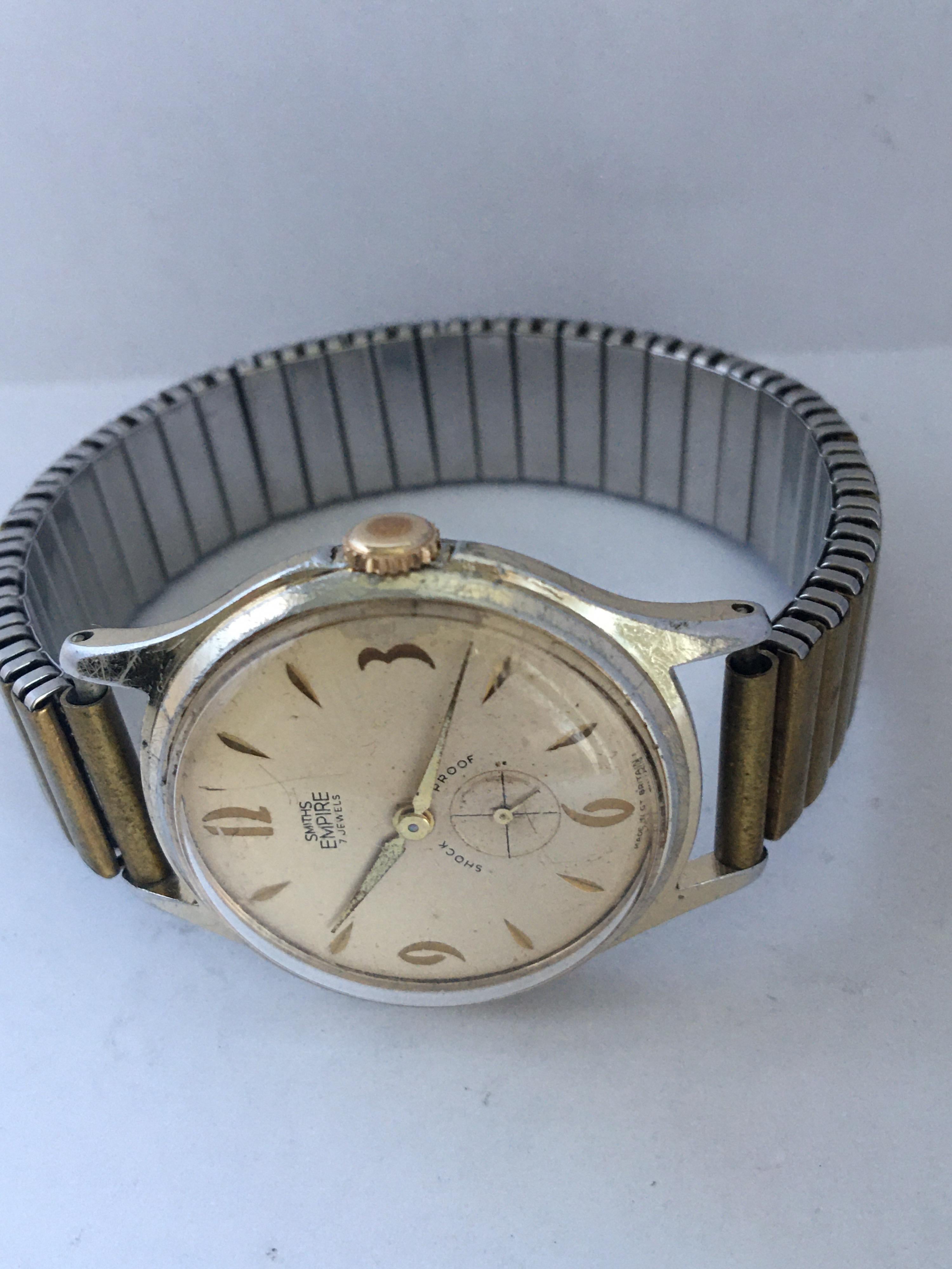 Vintage 1960s Smiths Empire Manual Winding Watch For Sale 2