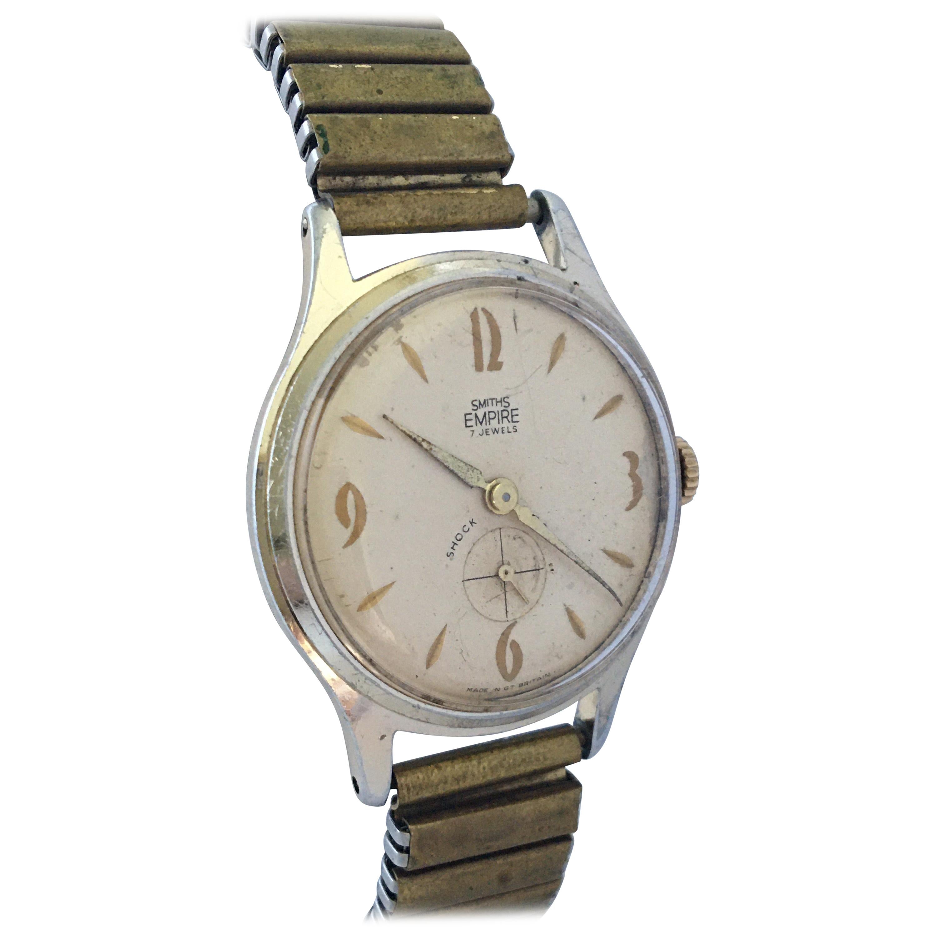 Vintage 1960s Smiths Empire Manual Winding Watch For Sale