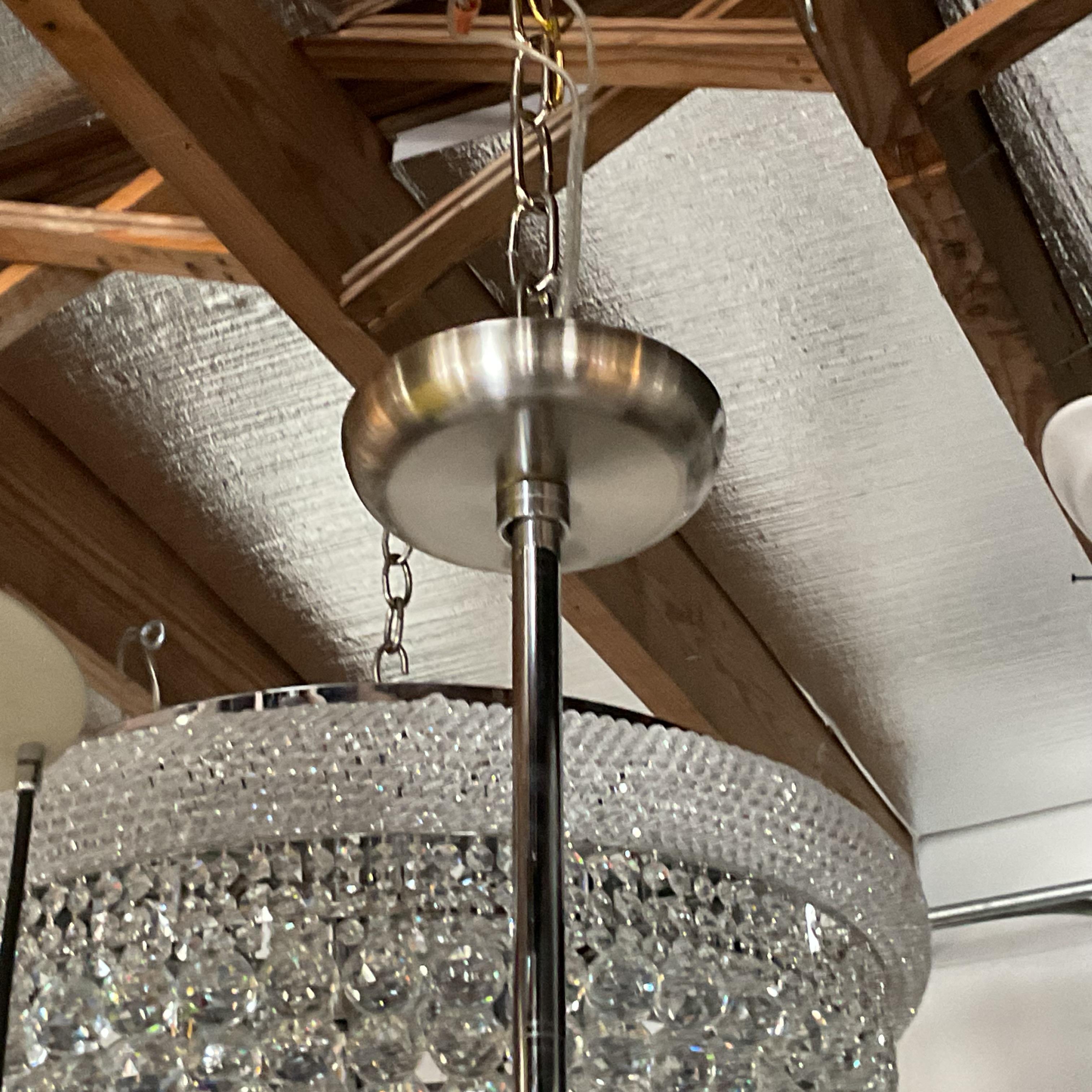 Lustre Vintage 1960's Sputnik Ball and Ball en vente 4